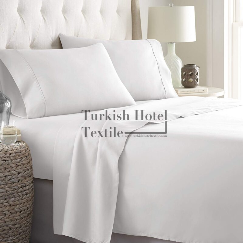 145 Thread Count 100% Cotton Hotel Bed Sheet